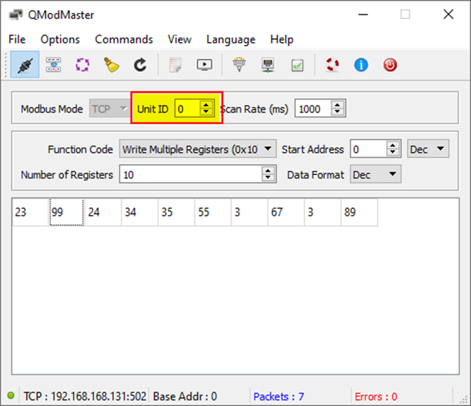 Configuring Modbus RTU Master