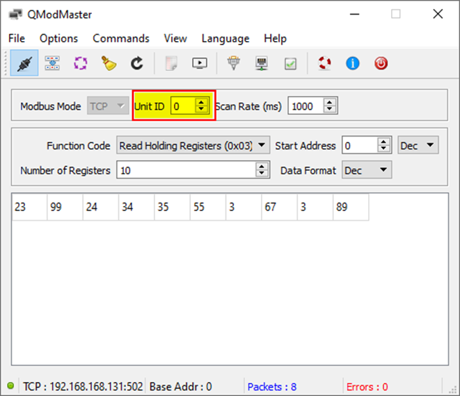 Configuring Modbus RTU Master