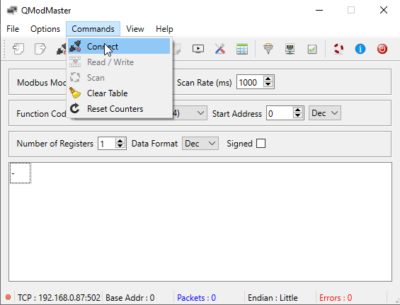 qmodmaster config