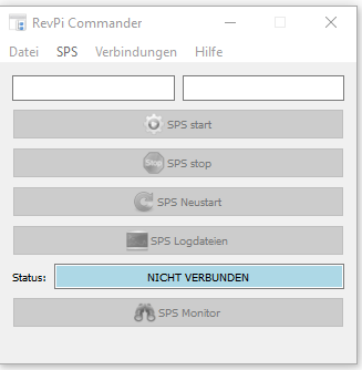 Start RevPi Commander