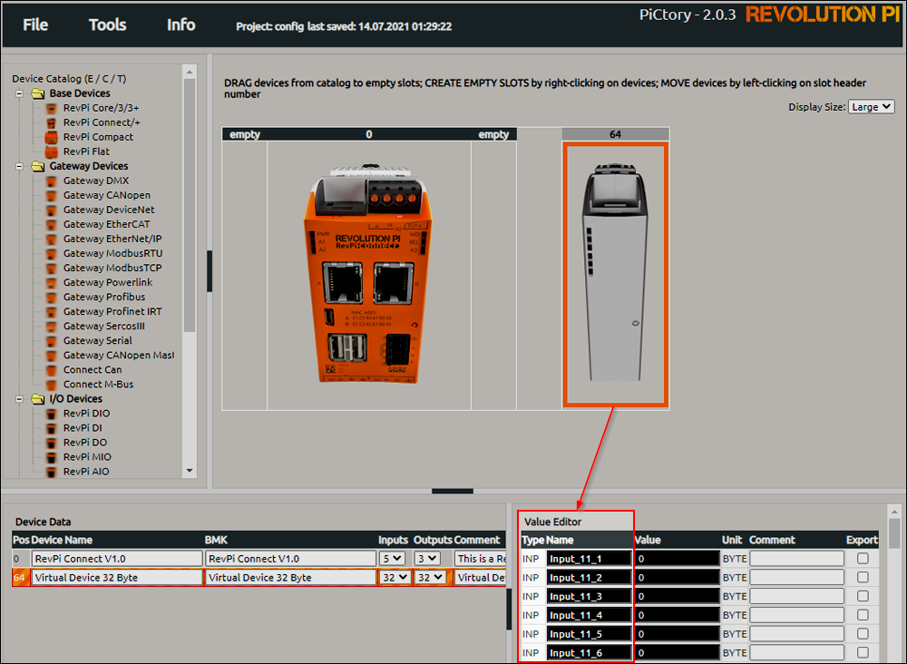 Virtual Device Config