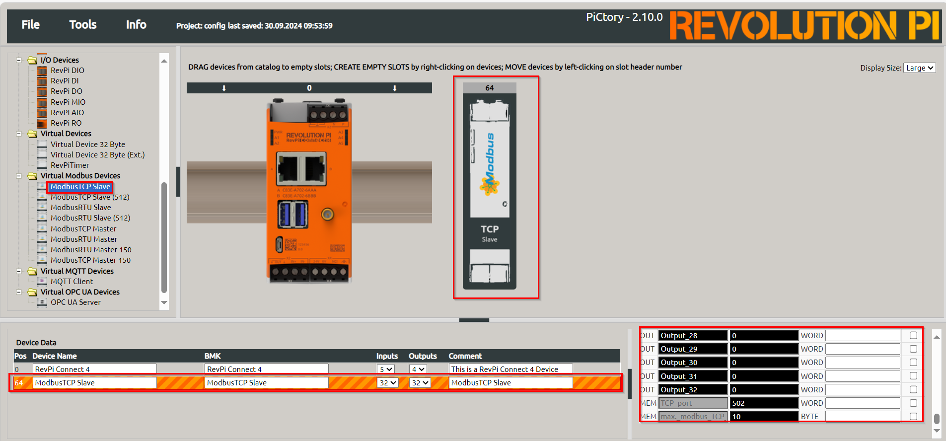 PiCtory config